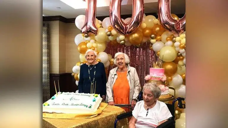 Three friends celebrating b'day after turning 100 within days of each other wins hearts friends turning 100
