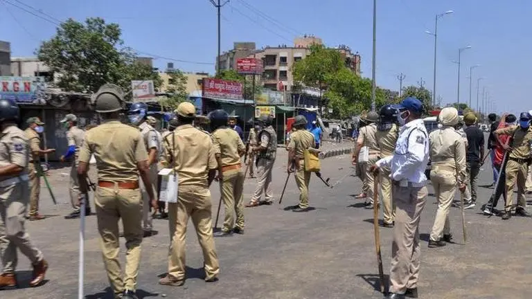 Gujarat: Locals pelt stones at cops in containment zone; 68 held
