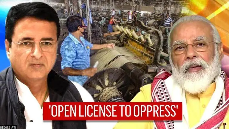 'Economic slavery': Congress attacks Centre over draft labour rules,seeks forthwith review Congress