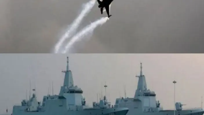 7 Chinese Military Aircraft, 5 Naval Vessels Detected Around Taiwan