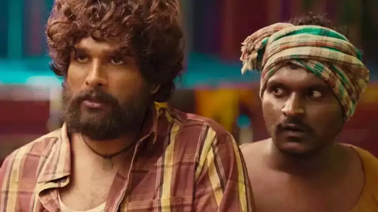 Jagadeesh Bandari Released On Bail, Resumes Shooting For Allu Arjun Starrer Pushpa 2 | Report A still from Pushpa 2