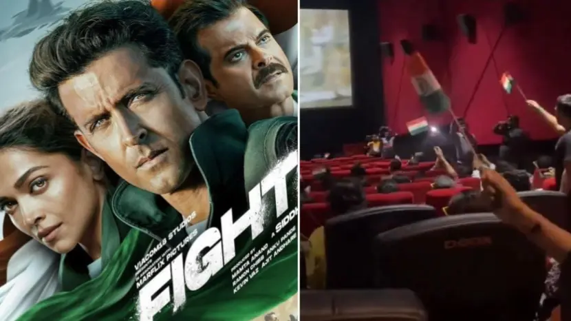 Fighter: Fans Wave Tricolour In Theatres As Hrithik Roshan-Deepika Padukone Film Is Screened Fighter