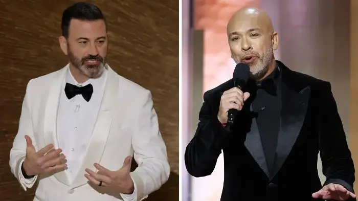 Oscars Host Jimmy Kimmel Defends Jo Koy’s Golden Globes 2024 Flop Hosting Jimmy Kimmel and Jo Koy