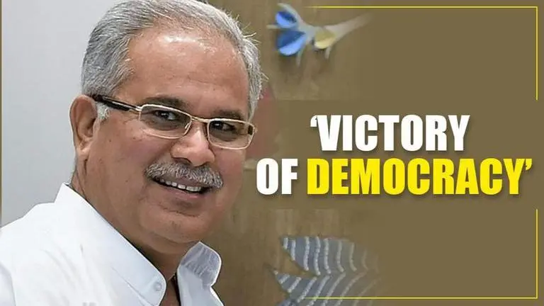 Chhattisgarh CM calls BJP's Maharashtra govt collapse a 'victory of democracy' Chhattisgarh