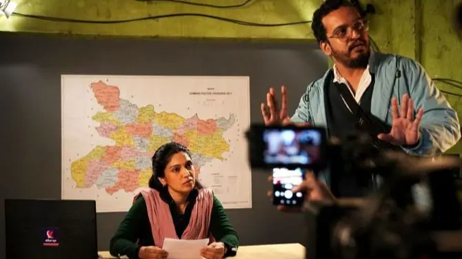 Bhakshak Director Opens Up About Making Bhumi Pednekar Starrer Amid Cancer Battle, Financial Hurdles BTS photo from Bhakshak