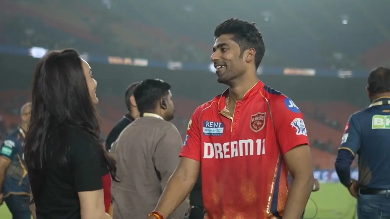 Preity Zinta and Shashank Singh