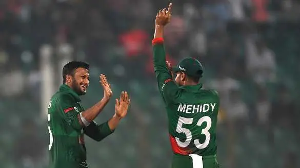 Shakib Al Hasan and Mehidy Hasan