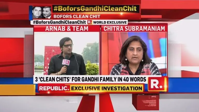 Bofors was made to give clean chit to Gandhis Bofors was made to give clean chit to Gandhis