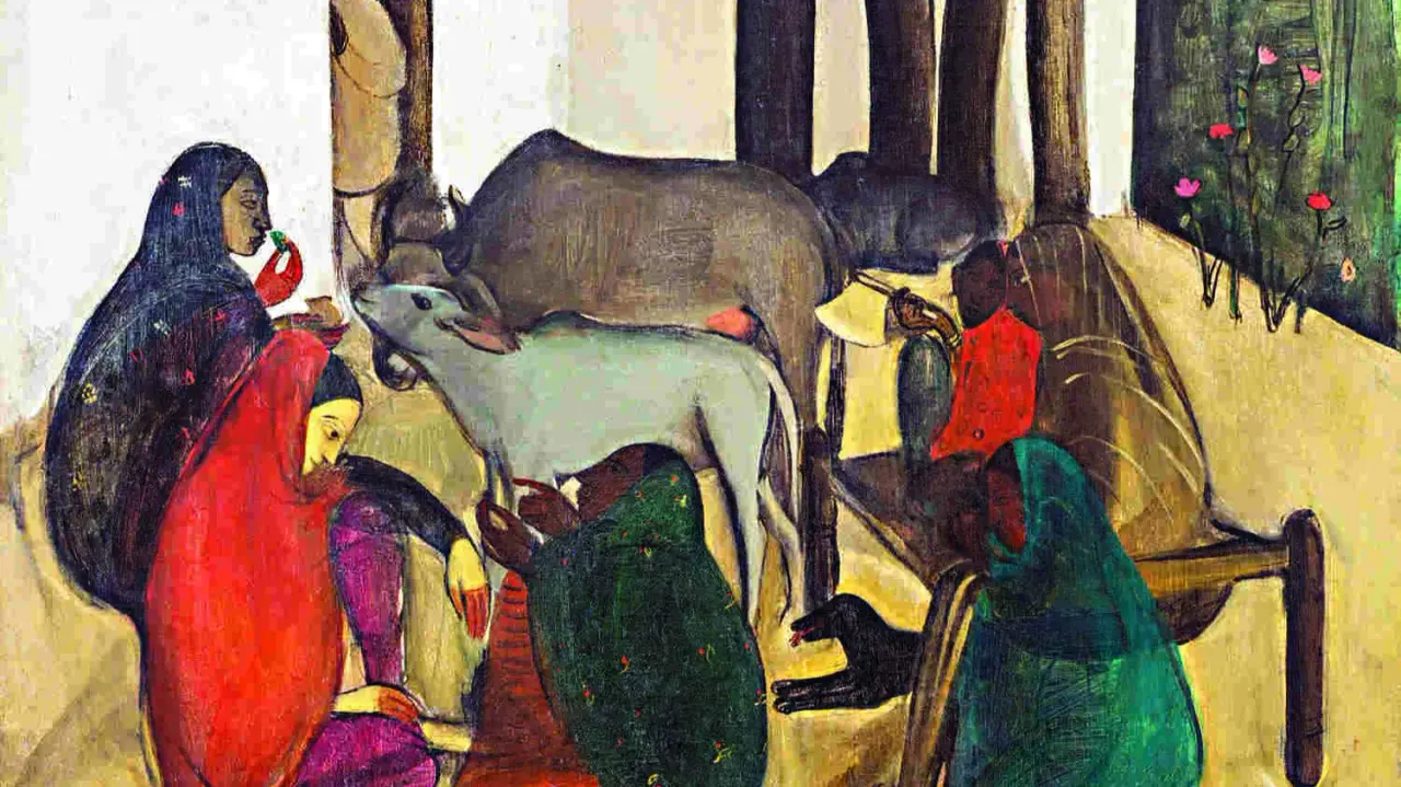 The StoryTeller by Amrita Sher-Gil