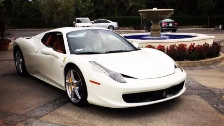 This successful actor who succumbs to temptation and buys a Ferrari is all of us This successful actor who succumbs to temptation and buys a Ferrari is all of us