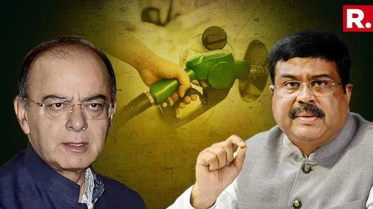 Oil Minister Dharmendra Pradhan meets Finance Minister Arun Jaitley as fuel prices touch new high Oil Minister Dharmendra Pradhan meets Finance Minister Arun Jaitley as fuel prices touch new high
