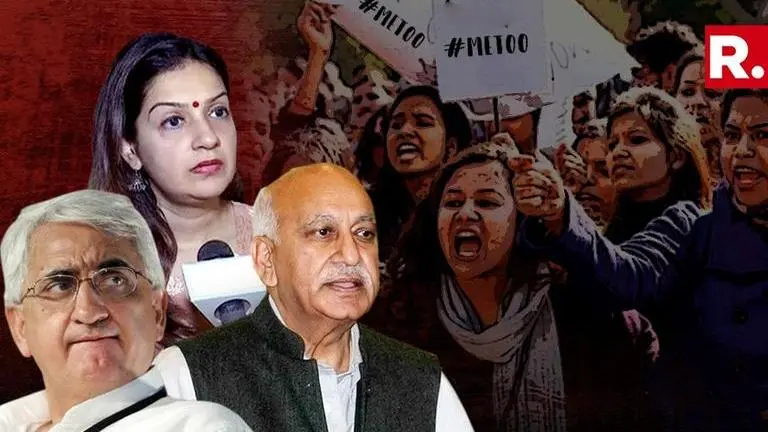 Congress leaders Salman Khurshid and Priyanka Chaturvedi slam MJ Akbar for calling sexual harassment allegations a 'Political Conspiracy'