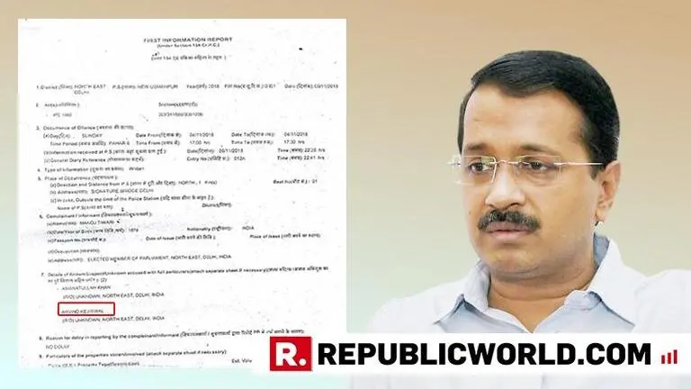 Delhi Chief Minister Arvind Kejriwal's name appears in Signature bridge ruckus FIR Delhi Chief Minister Arvind Kejriwal's name appears in Signature bridge ruckus FIR