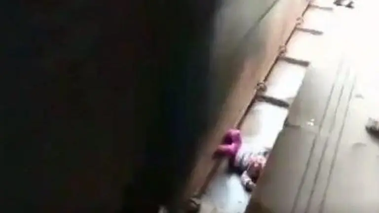 WATCH: One-year-old miraculously remains unhurt despite train running over