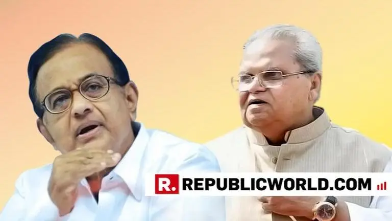 P Chidambaram takes sarcastic 'Westminster vs Gujarat' model of democracy dig at J&K Governor Satya Pal Malik P Chidambaram takes sarcastic 'Westminster vs Gujarat' model of democracy dig at J&K Governor Satya Pal Malik