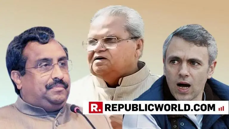 Blazing row erupts as furious Omar Abdullah dares Ram Madhav over 'instructions from across border' charge Blazing row erupts as furious Omar Abdullah dares Ram Madhav over 'instructions from across border' charge