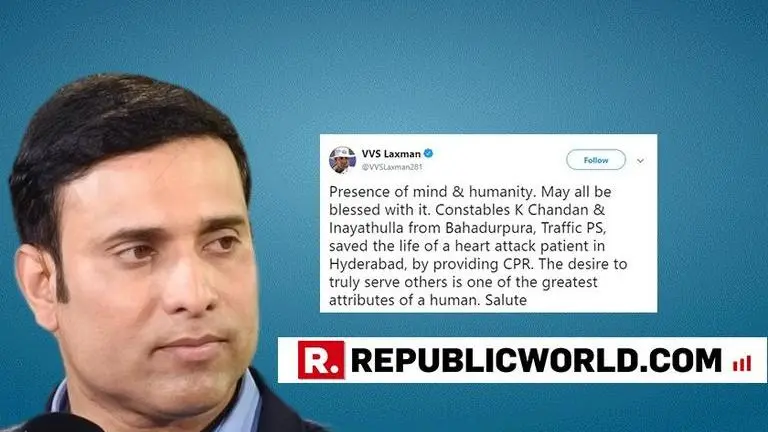 WATCH: The incredible lifesaving video that VVS Laxman has saluted WATCH: The incredible lifesaving video that VVS Laxman has saluted