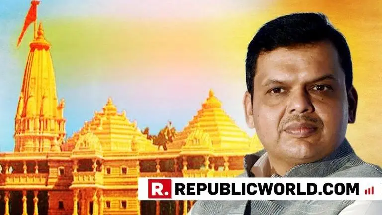 Ram temple construction not a political issue: Devendra Fadnavis Ram temple construction not a political issue: Devendra Fadnavis