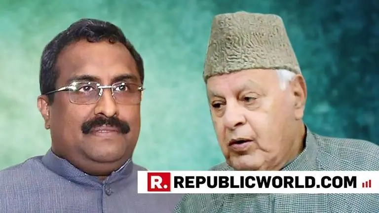 'We never get instructions from Pakistan', says Farooq Abdullah taking down Ram Madhav over his 'Pak instruction' claim 'We never get instructions from Pakistan', says Farooq Abdullah taking down Ram Madhav over his 'Pak instruction' claim