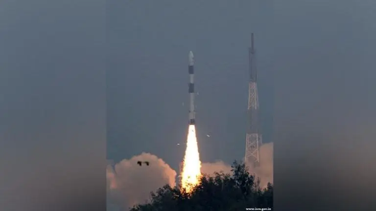 ISRO launches earth monitoring satellite