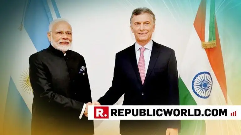 PM Modi meets Argentinian President Mauricio Macri, discusses ways to strengthen bilateral ties PM Modi meets Argentinian President Mauricio Macri, discusses ways to strengthen bilateral ties