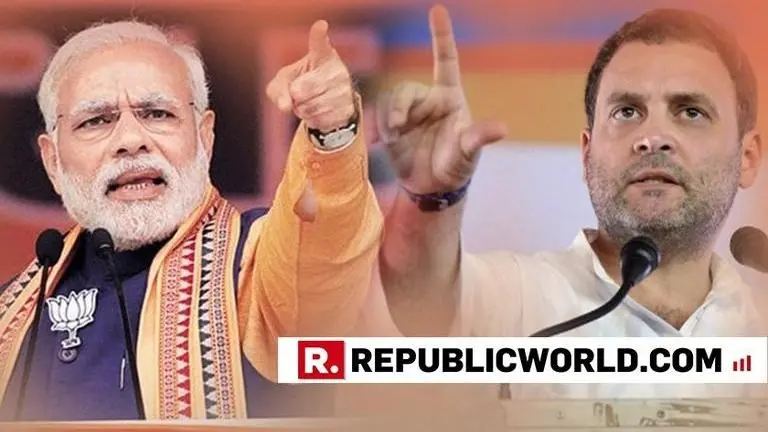 Congress has issued a "fatwa" against me, fires back PM Modi at Rahul Gandhi's 'he shouldn't say Bharat Mata Ki Jai' attack Congress has issued a "fatwa" against me, fires back PM Modi at Rahul Gandhi's 'he shouldn't say Bharat Mata Ki Jai' attack
