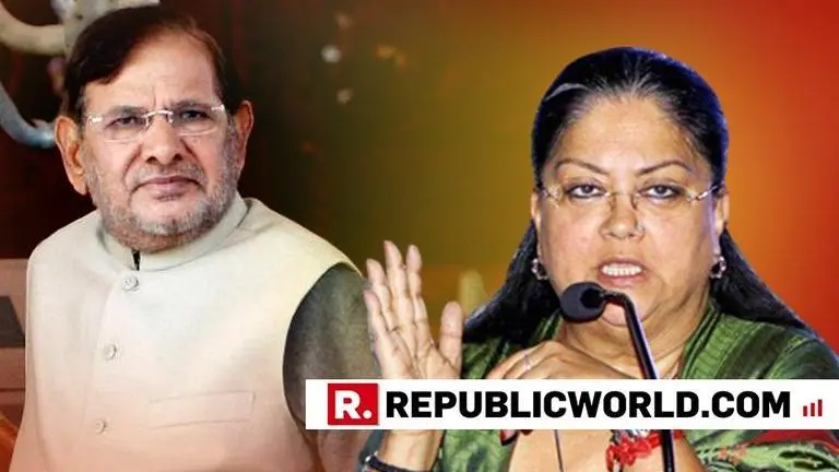 "I said it as a joke": Sharad Yadav on his 'sexist' comment against Rajasthan CM Vasundhara Raje "I said it as a joke": Sharad Yadav on his 'sexist' comment against Rajasthan CM Vasundhara Raje