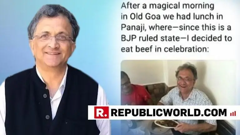 Ramachandra Guha deletes 'Goa beef celebration' photo, acknowledges it was in bad taste, slams BJP anyway