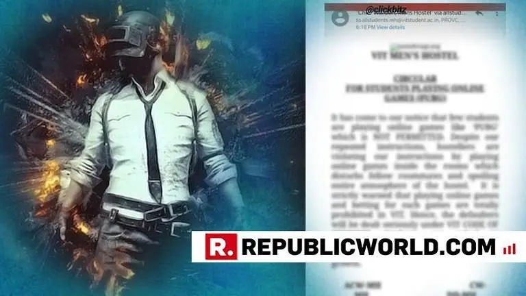"PUBG NOT PERMITTED", engineering college in Tamil Nadu ban students to play 'PUBG' in hostel