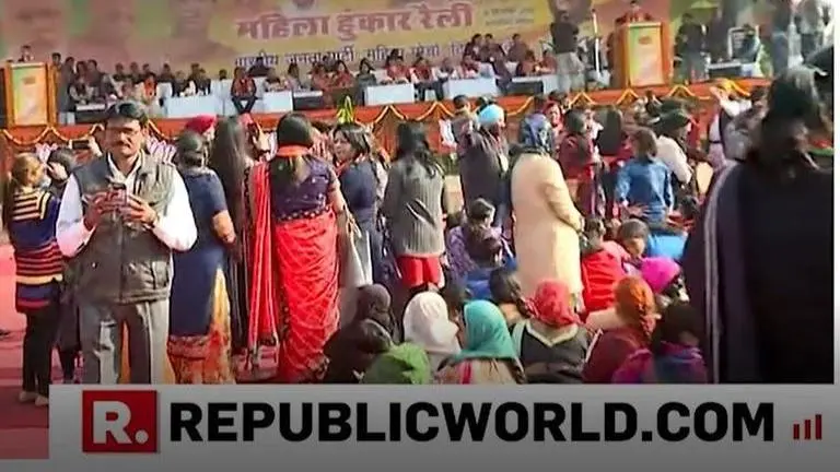 Delhi BJP organises 'Mahila Hunkaar Rally' to mark the 6th anniversary of Nirbhaya rape case