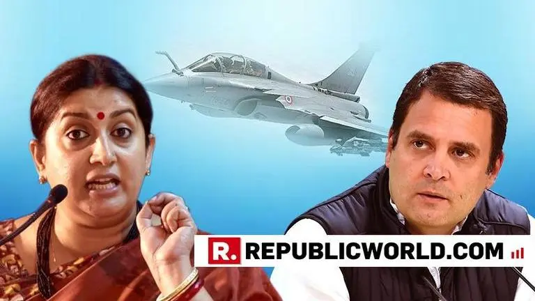 Lies of Rahul Gandhi on Rafale deal have been exposed: Smriti Irani Lies of Rahul Gandhi on Rafale deal have been exposed: Smriti Irani