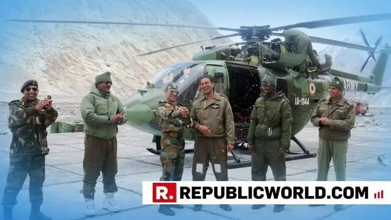 See pictures: Army creates record of sorts, recovers helicopter stuck in snow at 18,000 feet in Siachen Glacier See pictures: Army creates record of sorts, recovers helicopter stuck in snow at 18,000 feet in Siachen Glacier