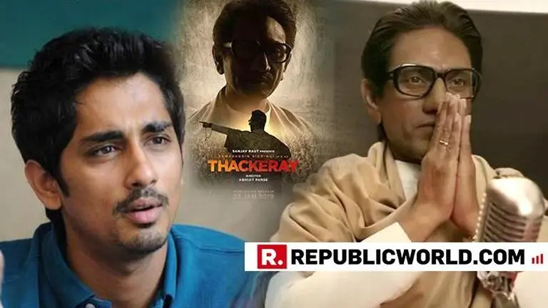Actor Siddharth terms Thackeray biopic as ‘propaganda’, adds ‘poetic justice’ that Nawaz is playing Bal Thackeray Actor Siddharth terms Thackeray biopic as ‘propaganda’, adds ‘poetic justice’ that Nawaz is playing Bal Thackeray