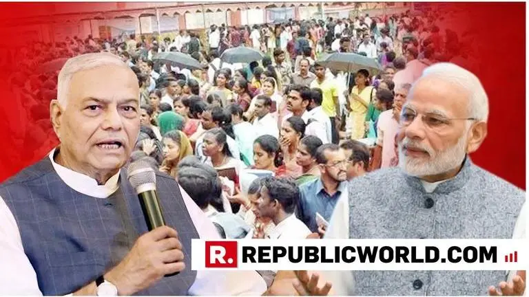 After Modi govt decides to move 10 % quota for Economically Weaker Sections, former Finance Minister Yashwant Sinha calls it 'jumla' After Modi govt decides to move 10 % quota for Economically Weaker Sections, former Finance Minister Yashwant Sinha calls it 'jumla'