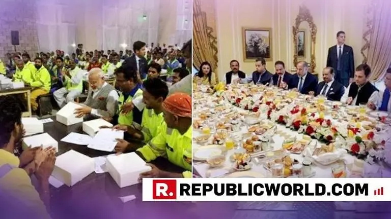VIRAL: BJP Karnataka posts a PM Modi VS Rahul Gandhi in Dubai pictures