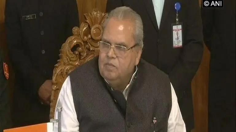Indian forces giving befitting response to frustrated Pakistan: Jammu and Kashmir Governor Satya Pal Malik Indian forces giving befitting response to frustrated Pakistan: Jammu and Kashmir Governor Satya Pal Malik