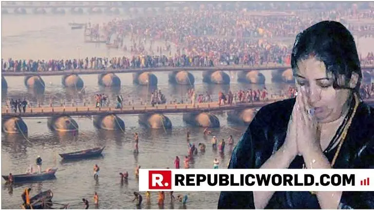 Kumbh Mela 2019: Smriti Irani takes 'Shahi Snan' in Prayagraj's Triveni Sangam Kumbh Mela 2019: Smriti Irani takes 'Shahi Snan' in Prayagraj's Triveni Sangam