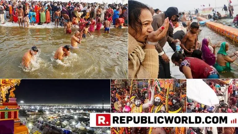 Kumbh Mela 2019: World's largest congregation kick starts with lakhs of devotees taking holy dip in Triveni Sangam Kumbh Mela 2019: World's largest congregation kick starts with lakhs of devotees taking holy dip in Triveni Sangam