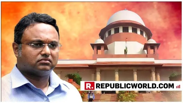 Supreme Court defers to January 28 hearing on Karti Chidambaram's plea to travel abroad Supreme Court defers to January 28 hearing on Karti Chidambaram's plea to travel abroad