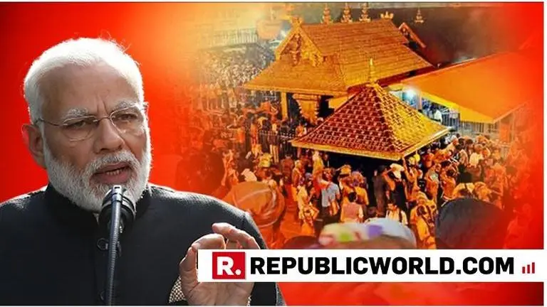 PM Modi lashes out at Pinarayi Vijayan government over Sabarimala row, says 'cultural ethos of Kerala is under attack' PM Modi lashes out at Pinarayi Vijayan government over Sabarimala row, says 'cultural ethos of Kerala is under attack'