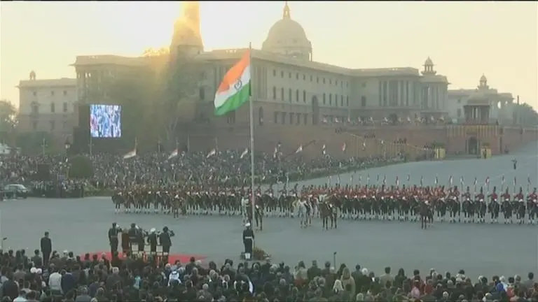 Beating the Retreat 2019: Four-day Republic Day celebration to culminate in showpiece ceremony at Rajpath. LIVE Updates here Beating the Retreat 2019: Four-day Republic Day celebration to culminate in showpiece ceremony at Rajpath. LIVE Updates here