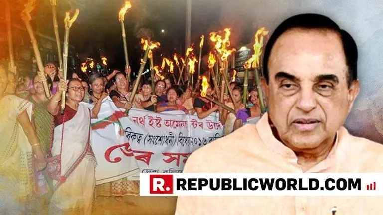 "Committed to citizenship Bill" Says Subramanian Swamy "Committed to citizenship Bill" Says Subramanian Swamy