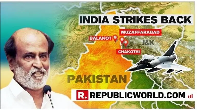 'BRAVO INDIA', says Rajinikanth as India destroys Pakistan's terror camps with 1000 kg bombs