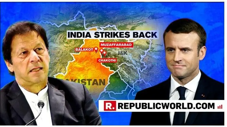 WORLD WITH INDIA: France issues statement backing India following IAF's strike on Pakistan's terror bases, tells Imran Khan to end terrorist groups on its soil WORLD WITH INDIA: France issues statement backing India following IAF's strike on Pakistan's terror bases, tells Imran Khan to end terrorist groups on its soil