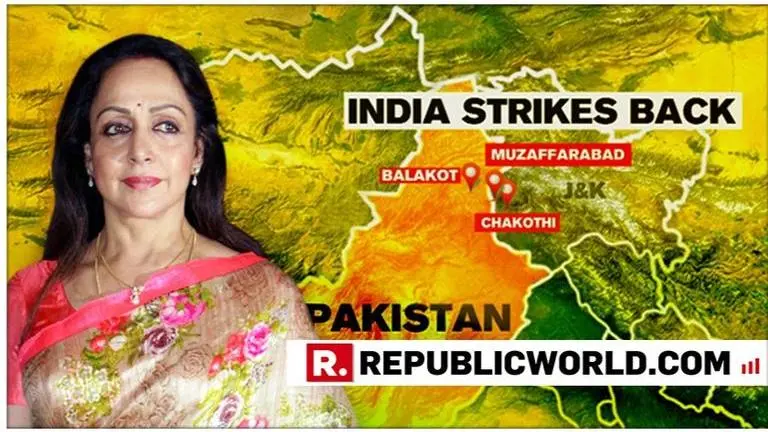 'What a fantastic & befitting reply!': Hema Malini hails Indian Armed Forces for successful airstrike on JeM terrorist camps
