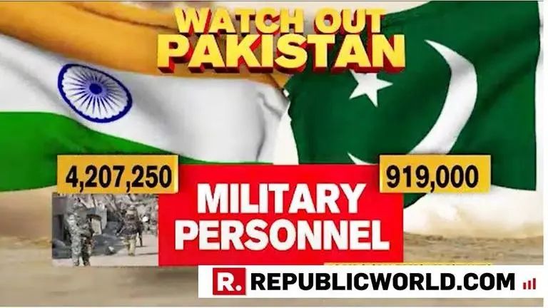 WATCH OUT PAKISTAN: Comparison of military strength and arsenal gives 4.2 million reasons why Pakistan should think twice before attacking India WATCH OUT PAKISTAN: Comparison of military strength and arsenal gives 4.2 million reasons why Pakistan should think twice before attacking India