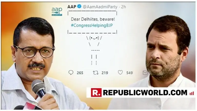 AAP goes on rampage after being spurned by Congress, tells Delhi 'Congress helping BJP' AAP goes on rampage after being spurned by Congress, tells Delhi 'Congress helping BJP'