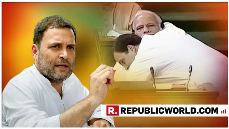 Prime Minister Narendra Modi was 'very angry', I showed him some affection: Rahul on hug to PM Modi Prime Minister Narendra Modi was 'very angry', I showed him some affection: Rahul on hug to PM Modi