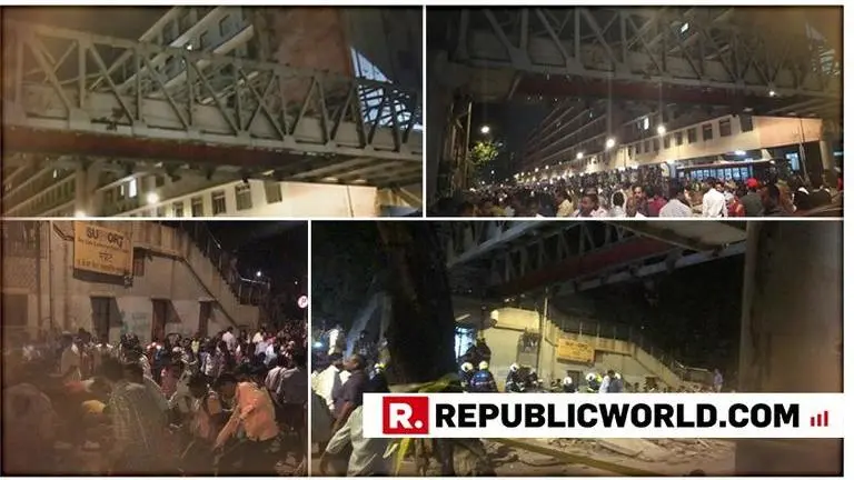 Mumbai Police files FIR against unknown BMC, Railways officials for footover bridge collapse near the CSMT station