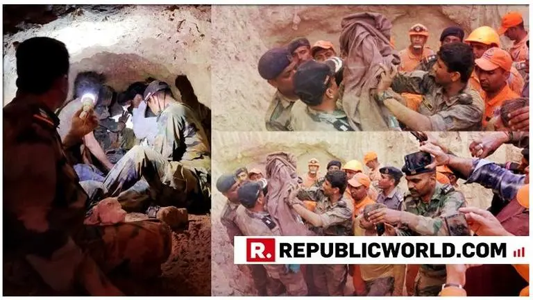 Indian Army, NDRF and local authorities rescue 18-month-old from 60-feet borewell in Haryana